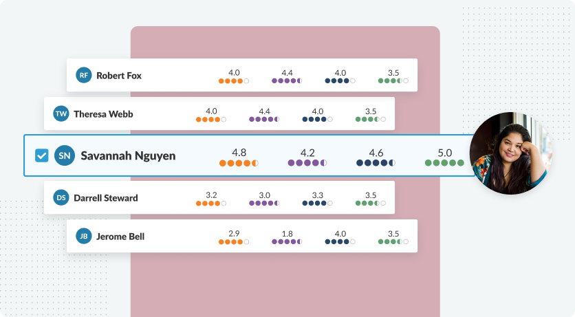 Platform tab 3 - select your candidate