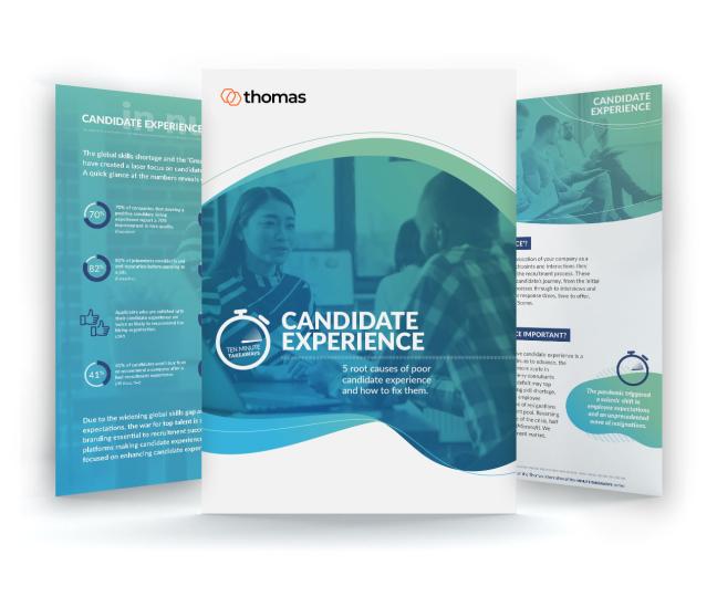 Download our HR guide on Candidate Experience from Thomas