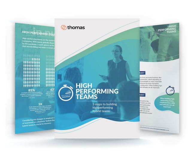 Download our guide on High Performing Teams from Thomas