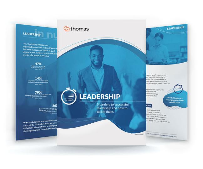 Download our HR guide on Leadership from Thomas