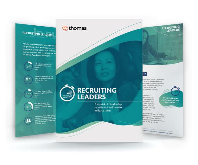 Download our HR guide on Recruiting Leaders from Thomas