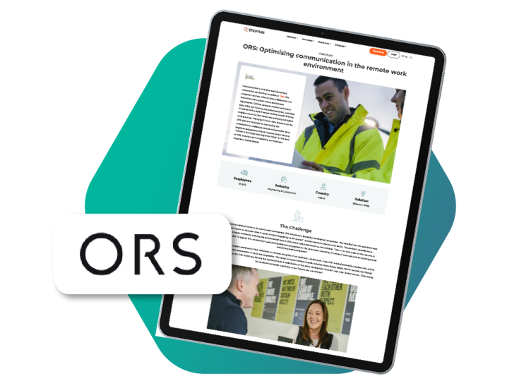 Find out how ORS optimised communication using Thomas' Connection platform and assessments